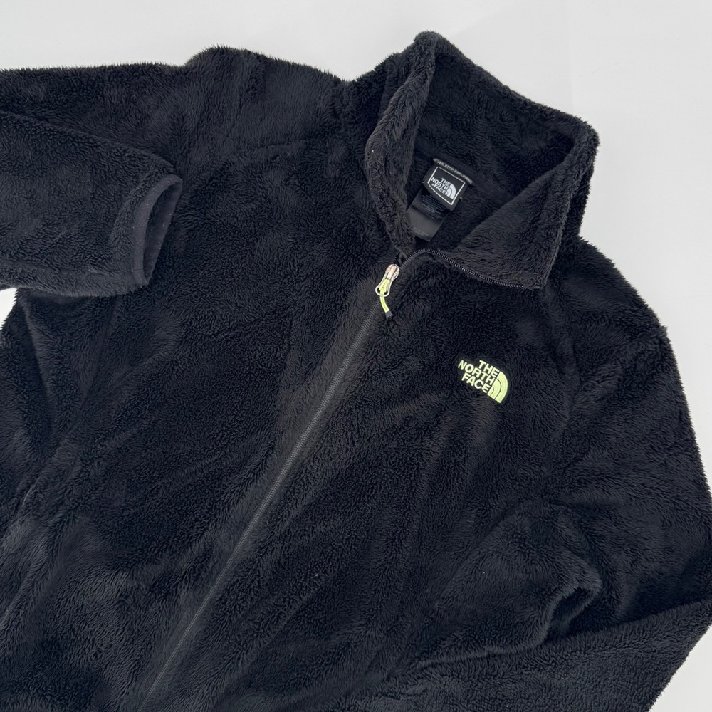 The North Face Osito Black High Pile Fleece Full Zip Jacket Womens Medium
